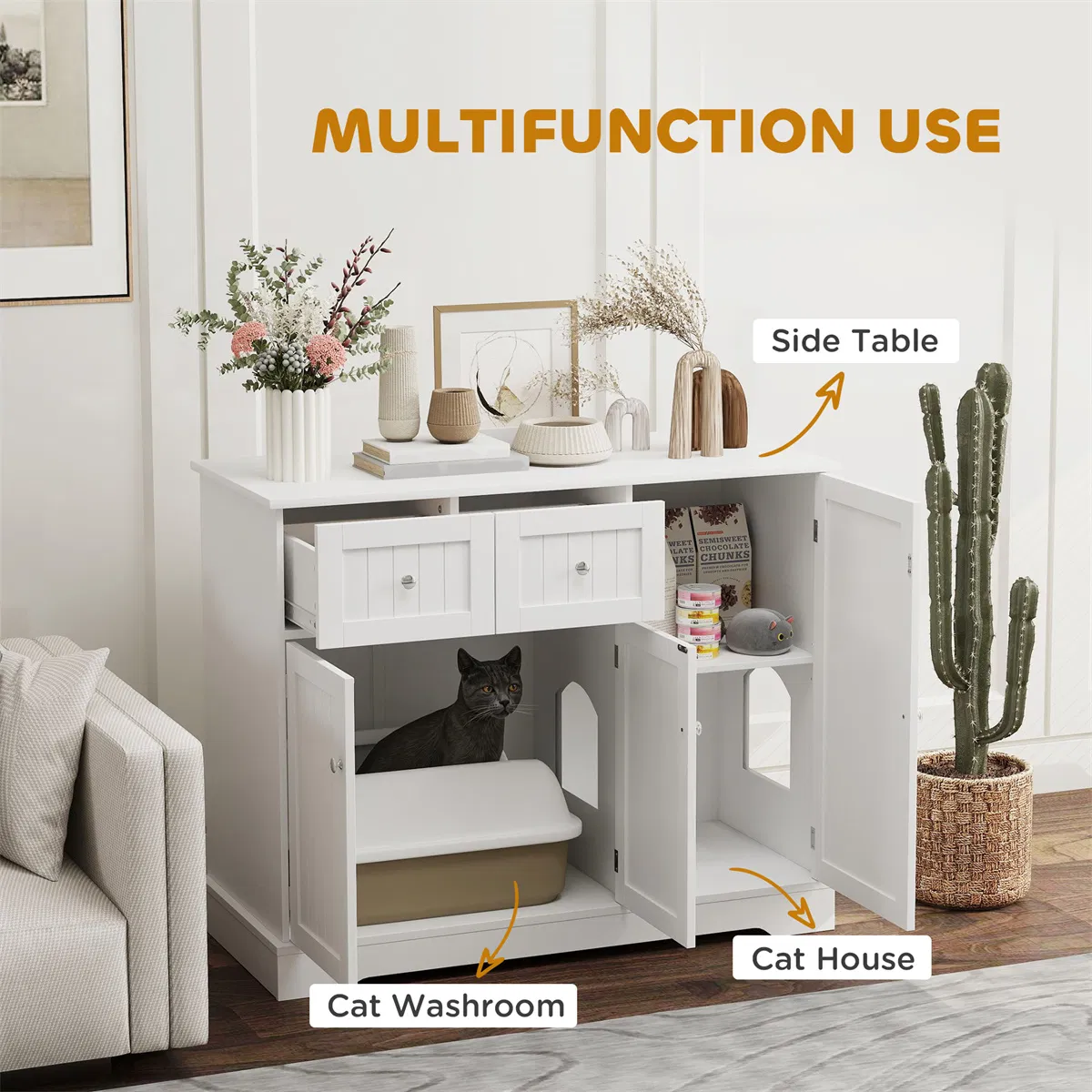Cat Litter Box, Cat Litter Box Enclosure — image 7
