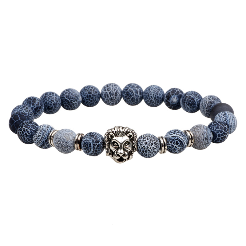 Natural Stone Owl Head Yoga Bracelet — image 13