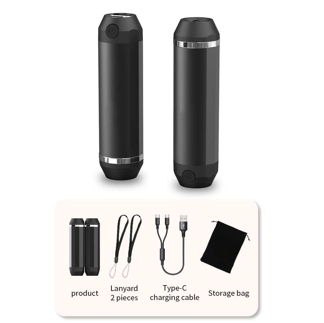 Calentadores de Mano con Batería 2 Piezas, Calor Eléctrico para Camping, Senderismo, Caza, Golf, Caldera Portátil Reutilizable con Magnético y Linterna — imagen 8