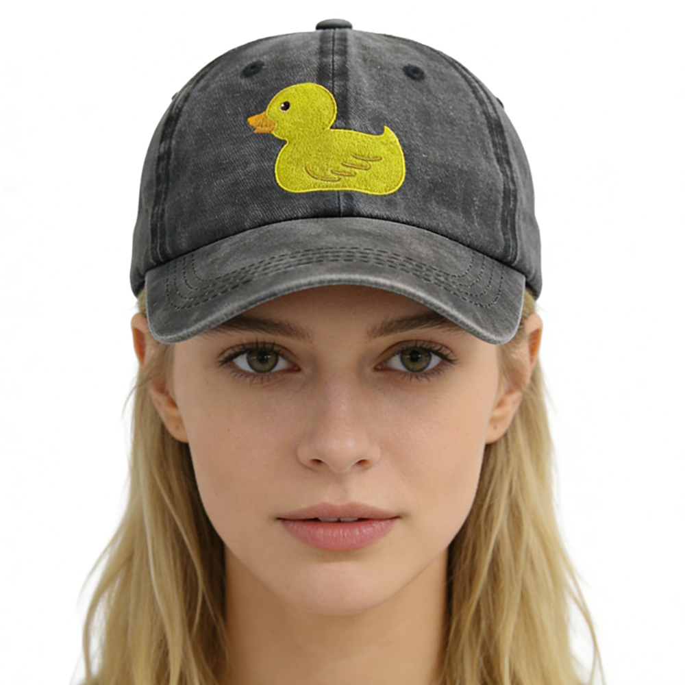 Funny Duck Gifts For Women Men, Duck Hunting Hat, Funny Animal Duck Lovers Embroidered Adjustable Baseball Cap Birthday — imagen 9
