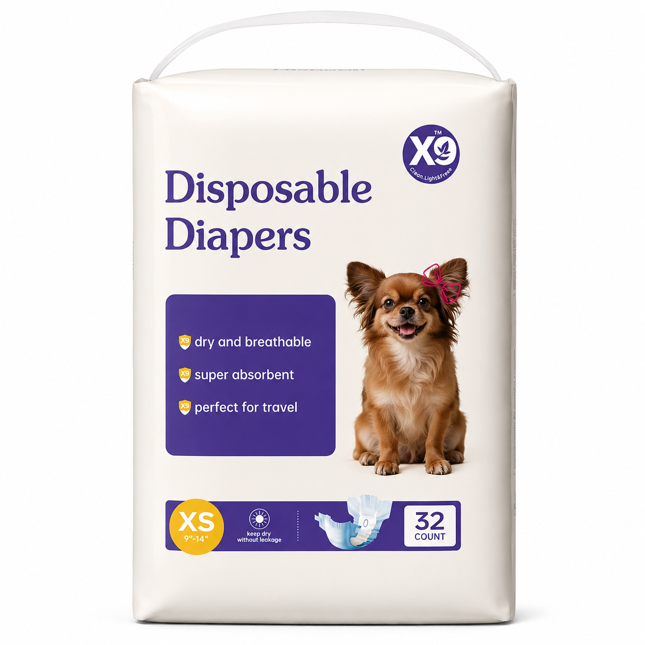 Diapersas para Hembra de Perro Descartables — imagen 1