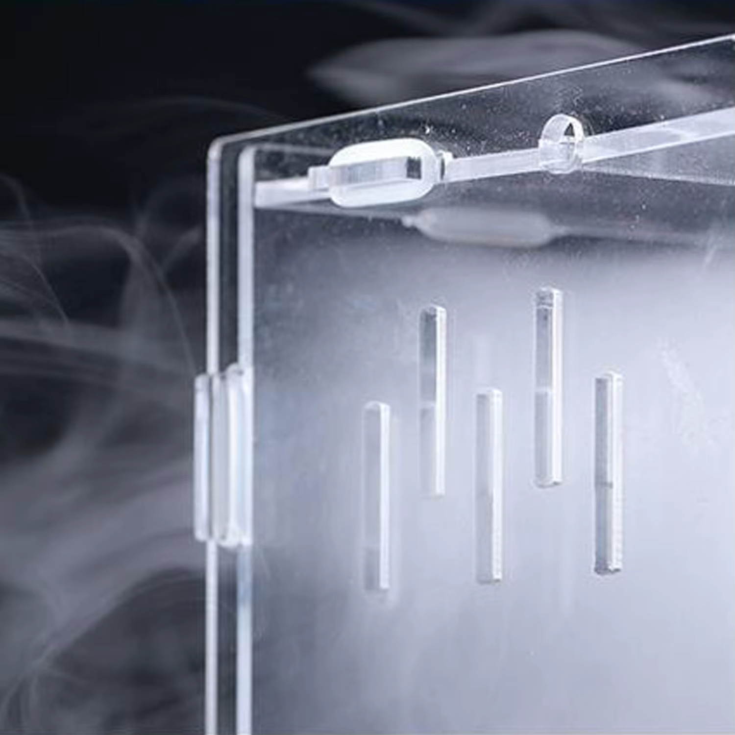 Terrario Transparente de Acrílico, Caja de Cría para Reptiles, Jaula para Tortugas, Recinto Nano Arbóreo para Tarántulas, Hábitat para Dragones Barbudos y Reptiles — imagen 5