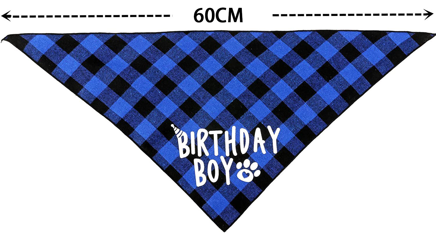 Conjunto de Cumpleaños para Mascotas - Traje de Triángulo con Pañuelo y Sombrero — imagen 10