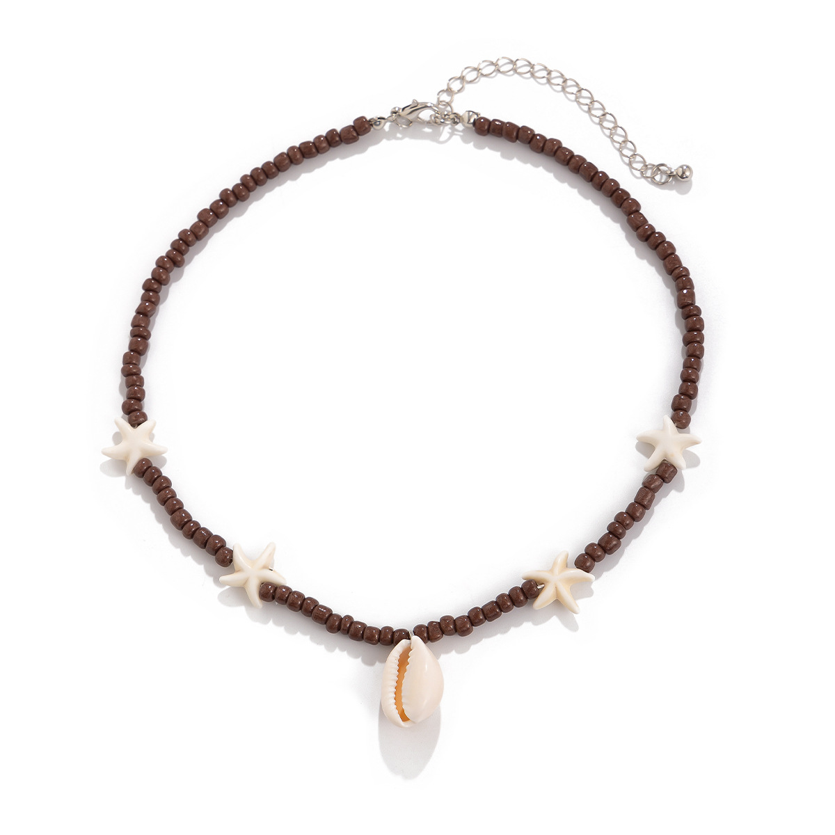 Collar de mariposa de viento para cuello, collar de concha del océano, collar estrella de mar versátil — imagen 5