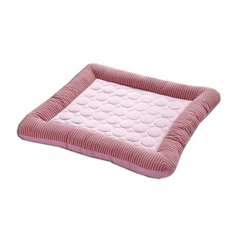 Pet Cooling Pad Bed For Dogs Cats Puppy Kitten Cool Mat Pet Blanket Ice Silk Material Soft For Summer Sleeping Blue Breathable — image 7