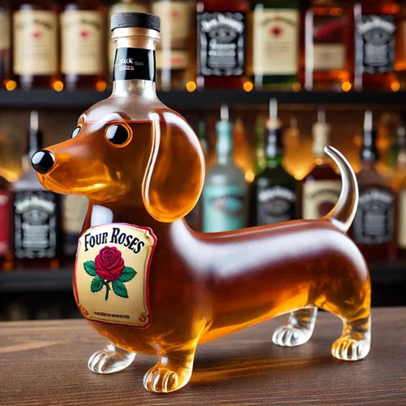 Funny Middle Finger Duck/Turtle/Dog Whisky Glass Decanter – Bar/Office/Home Decor — image 9