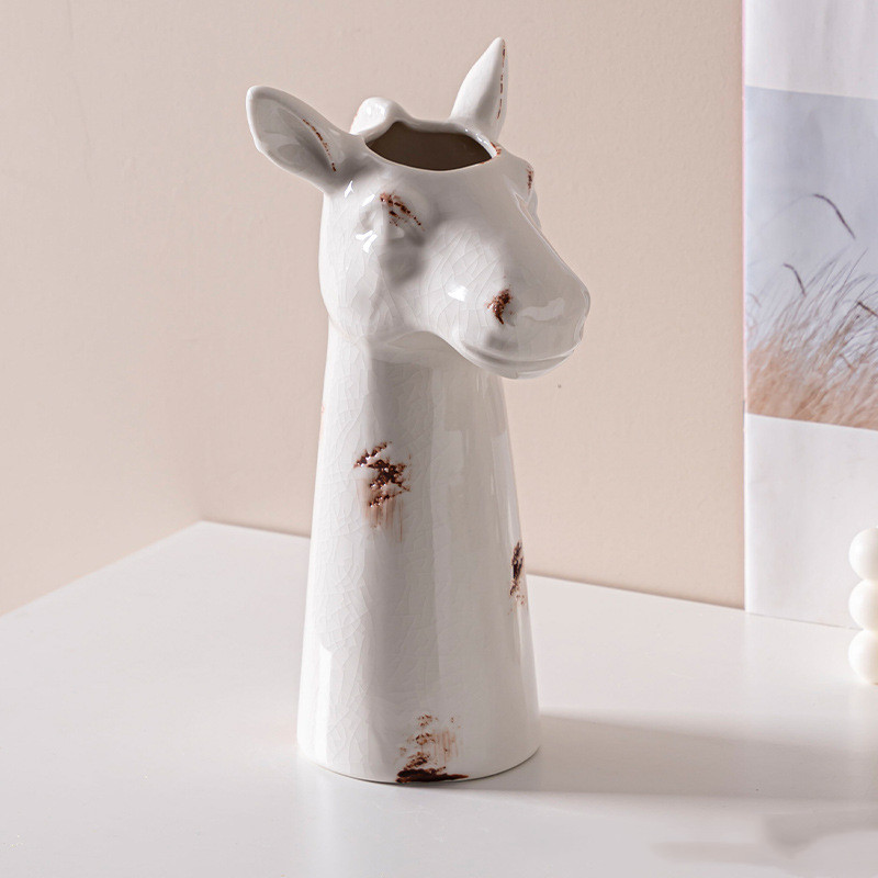 Vintage Do Old Animal Ceramic Vase Decorative Ornaments — image 1