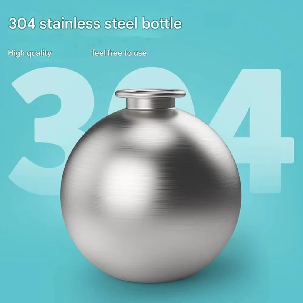 285ML Leak-Proof Feeder Dogs Bottle, Portable Dog Drinker 2-in-1 Stainless Steel Silicon Lightweight Travel Pet Supplies — image 5