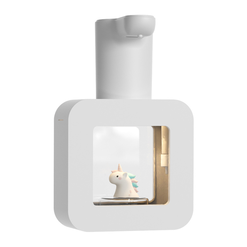 Cute Cat Rechargeable Touchless Automatic Soap Dispenser 400ml Kids foam Soap Dispenser with Night Light — image 7