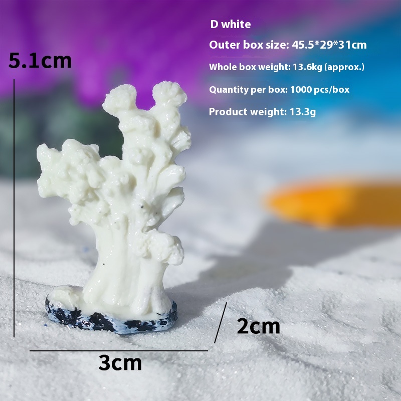 Decoración de Acuario Mini Coral para Tanques Pequeños DIY — imagen 7
