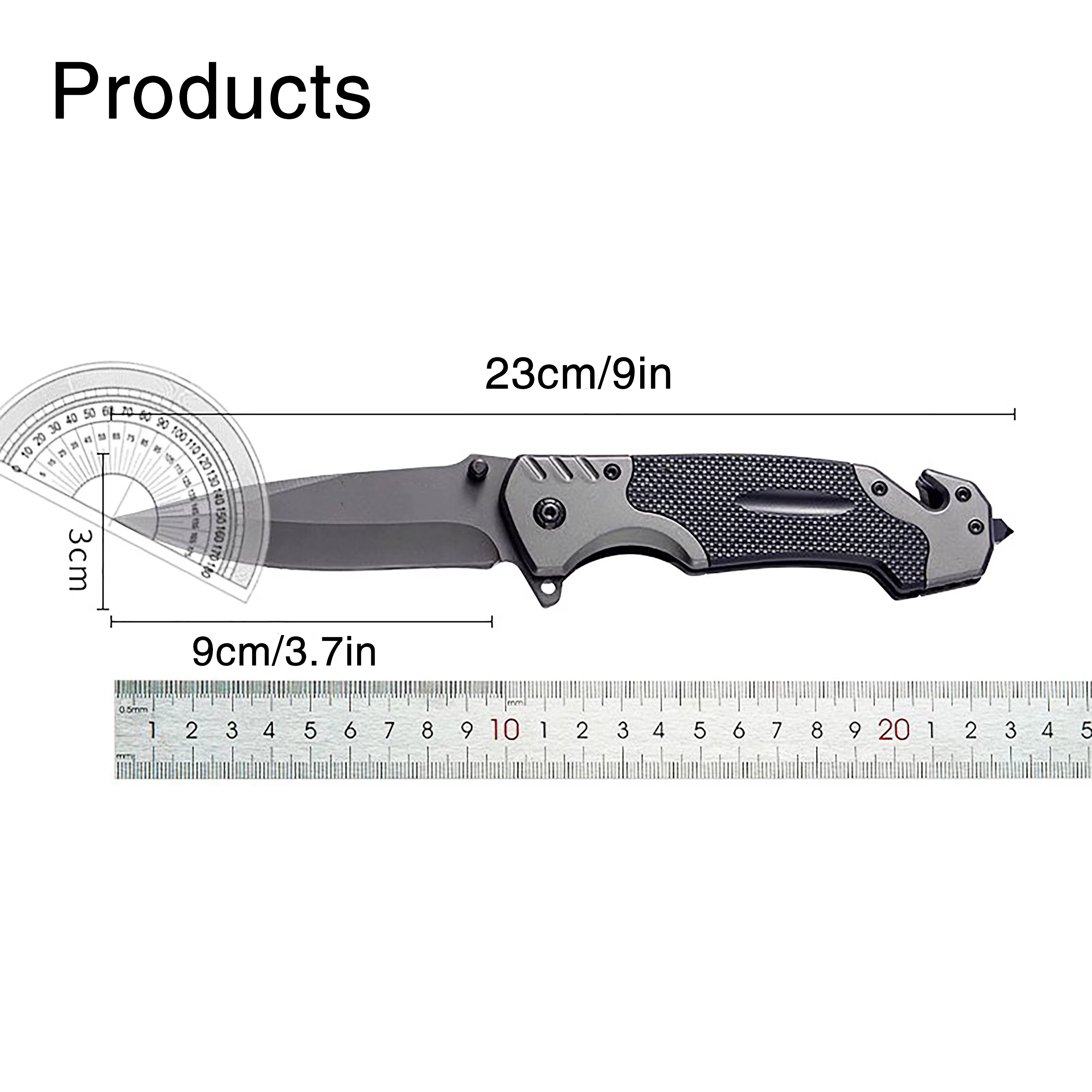 Multi functional sharp and convenient folding knife pocket knife, suitable for wilderness survival, camping, fishing, hunting — image 6