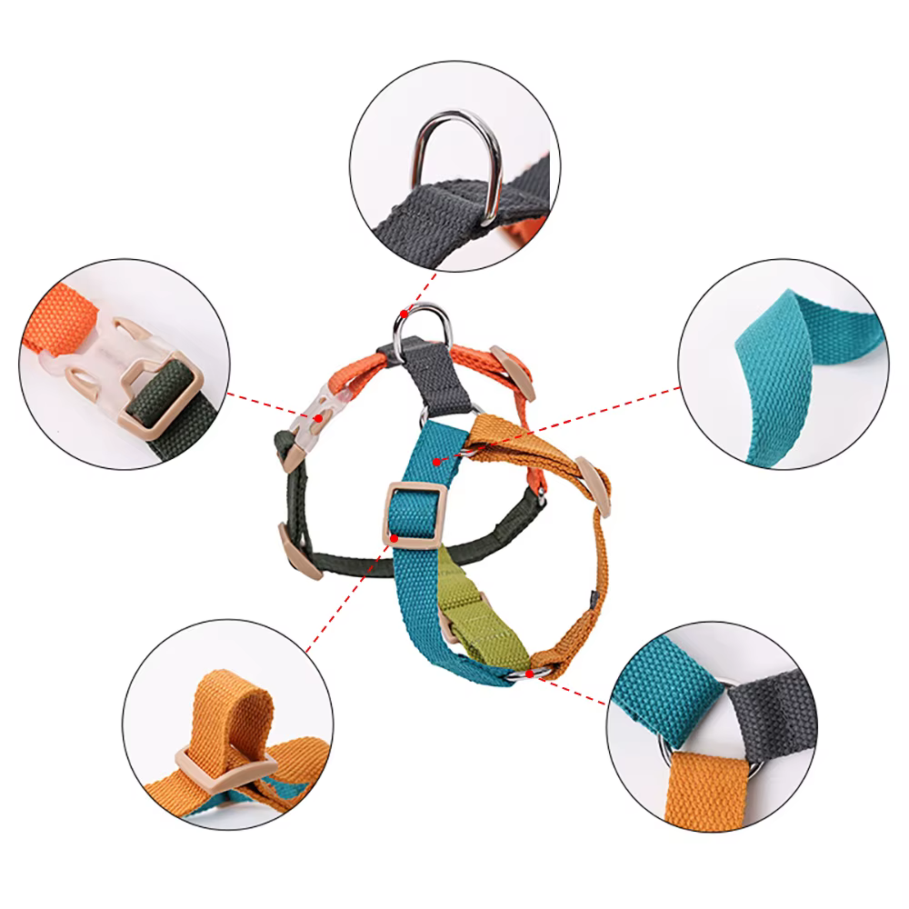 Dog Harness – Easy on And Off, No Choke Dog Walking Dog Harness, adjustable Escape Proof Dog Harness for Small Medium Large Dogs — image 2