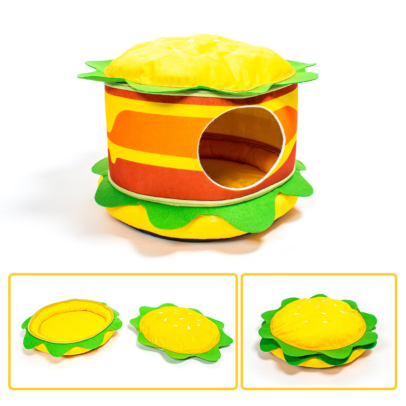 Cat Nest Cute House Four Seasons Universal Cat Villa Cat Shelter House Winter Warm Closed Dog Nest Pet Bed — image 5