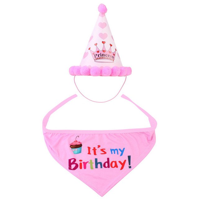 Sombreros de Fiesta para Mascotas - Trajes de Cumpleaños con Cinta Adhesiva — imagen 8