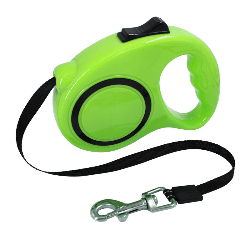 Pet Automatic Telescopic Traction Rope Black Circle Candy Colored Dog Traction Device Portable Dog Rope Dog Chain — image 5