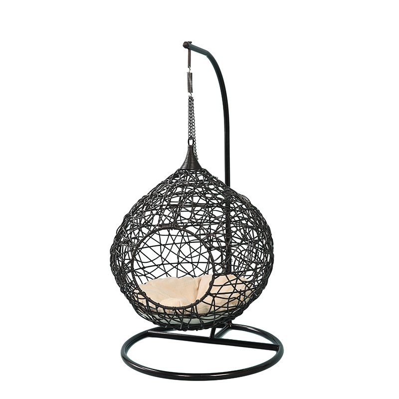Pet Basket Cat Hammock Rattan Chair All Season Universal Cat Bed Small Dog Swing Cradle Cat Nest Climbing Frame — image 6