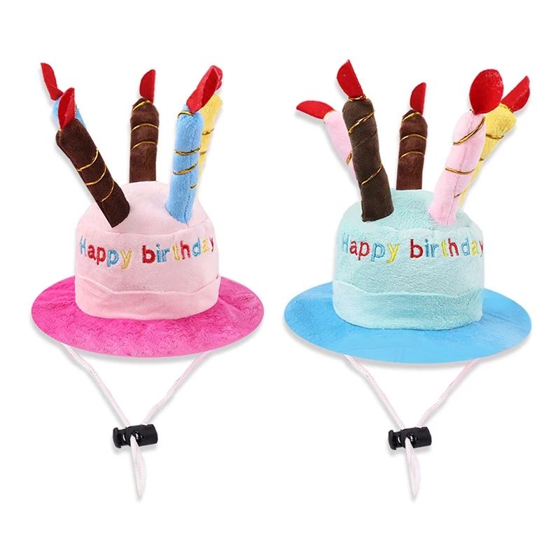 Pet Dog Birthday Hats Dog Headdress Cat Head Cover Cute Weird Cat Birthday Dress Up Faro Birthday Hat — image 6