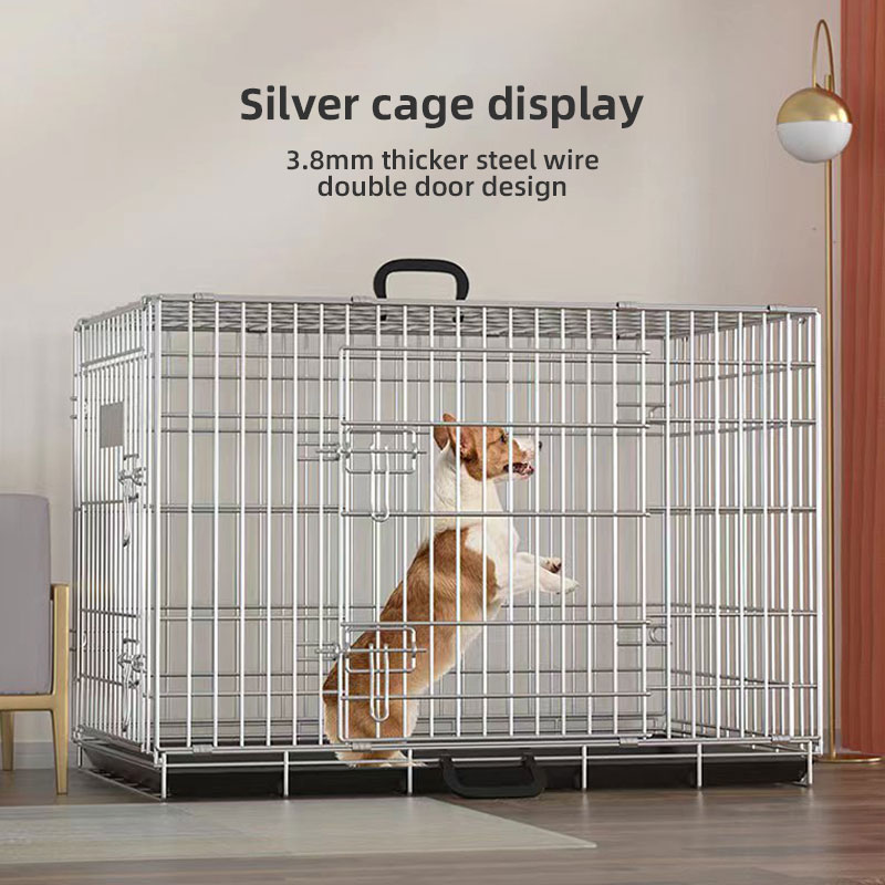 Simple Good-Looking Dog Cage Cat Cage Pet Cage Wire Cage In Medium And Large Thick Cat Villa Pet Litter — image 3