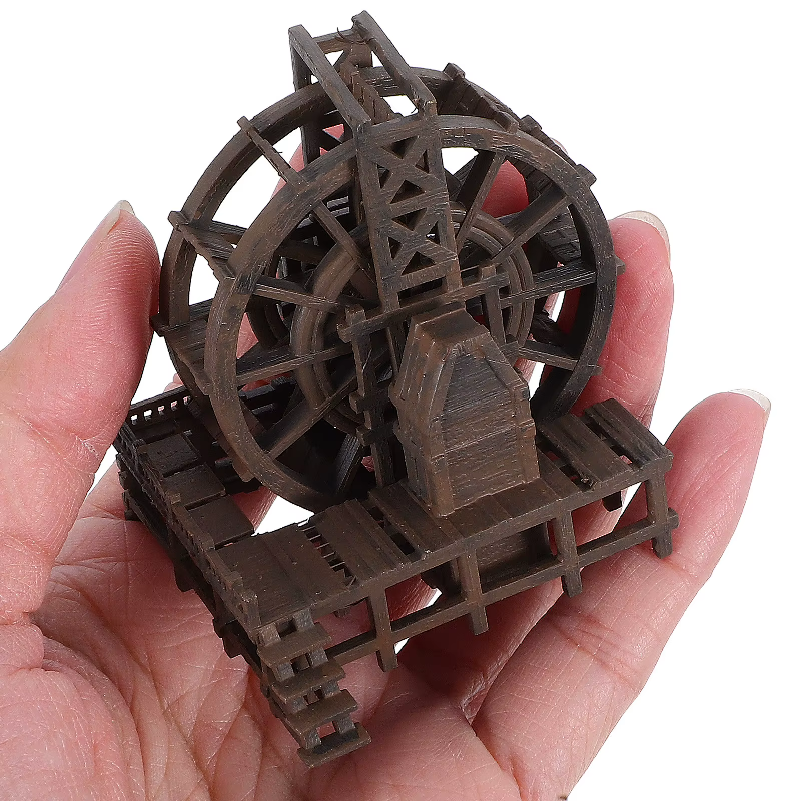 Ornamento de Molino de Viento con Rueda de Agua para Decoración de Acuario o Mesa — imagen 2