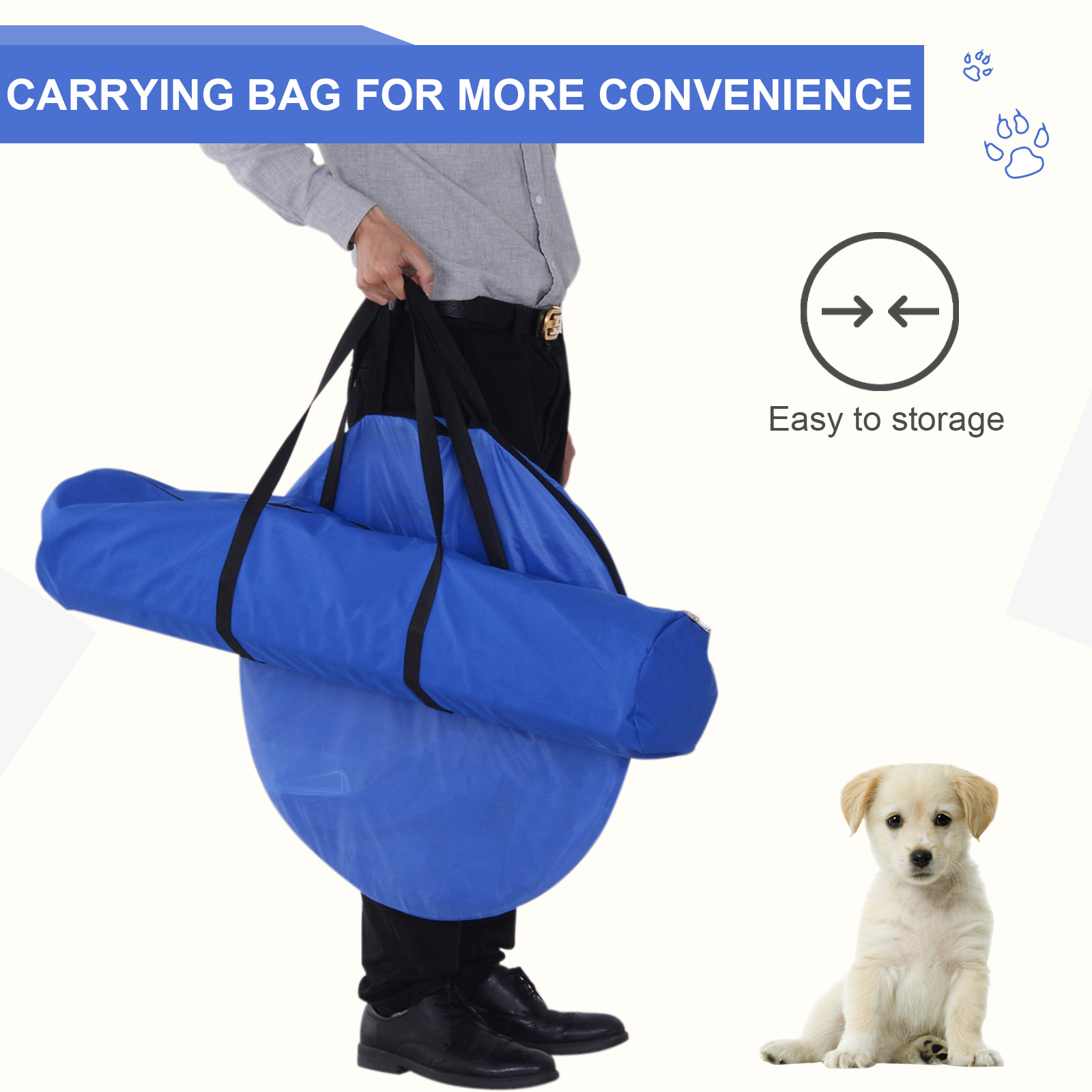 Kit de Entrenamiento de Agilidad para Perros en Jardín - Curso de Obstáculos Competitivos — imagen 8
