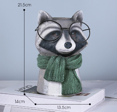 Outdoor garden animal flowerpot ornaments — image 5