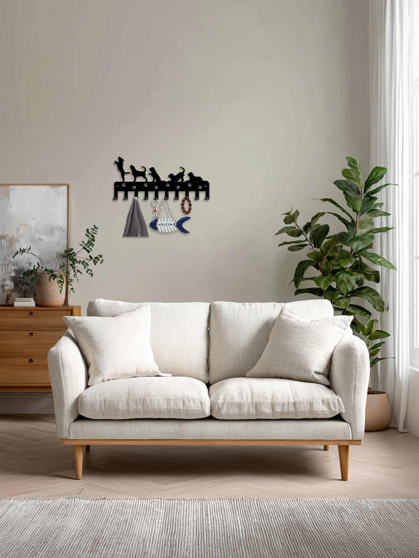 Llavero Vertical Inspirado en Animales - Organizador Vertical Desmontable para Cualquier Espacio — imagen 12