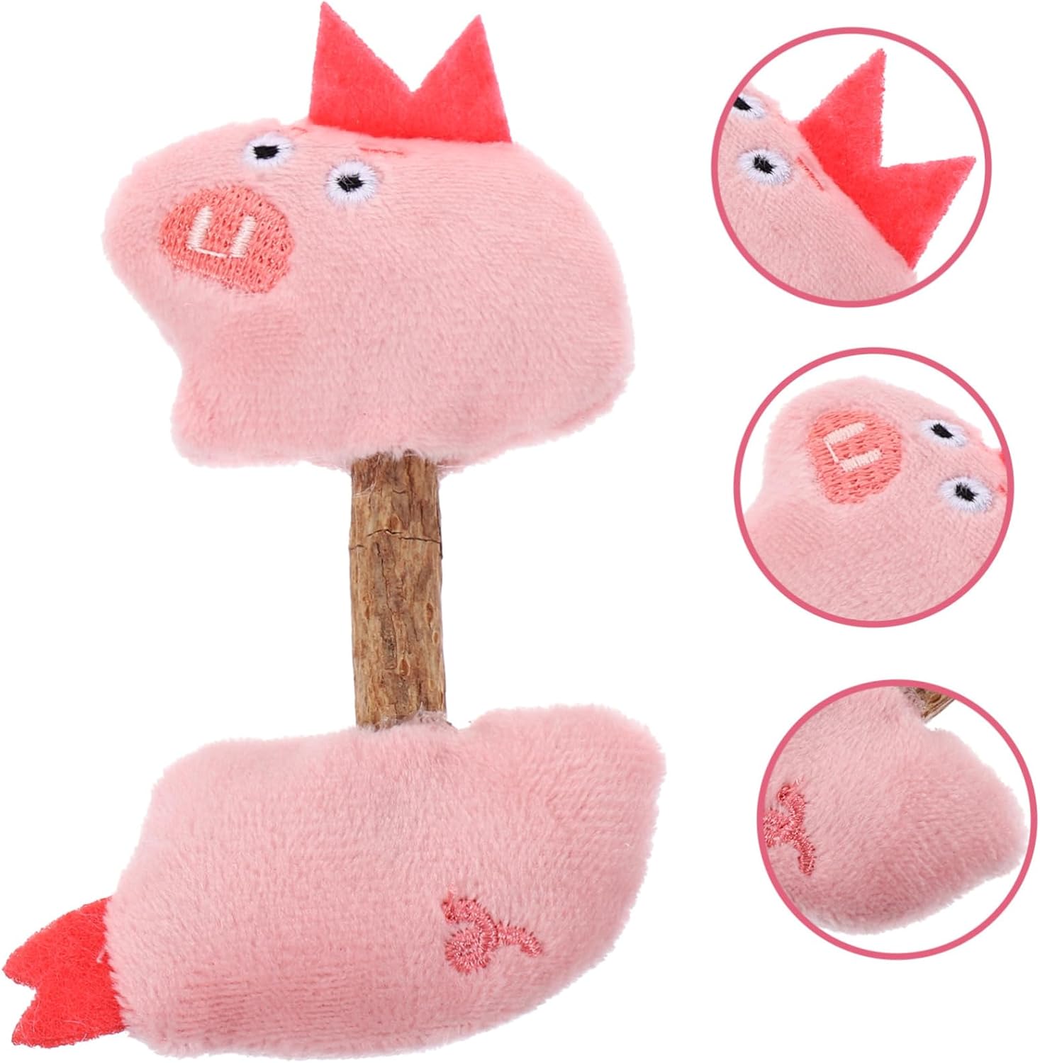 Cat Toy Kitten Toys Teeth Cleaning Toys Silvervine Sticks Cat Silvervine Stick Chew Sticks For Cats Cat Interaction Toys Kitten Plaything Cat Teaser Polygonum Wood The Cat — image 1