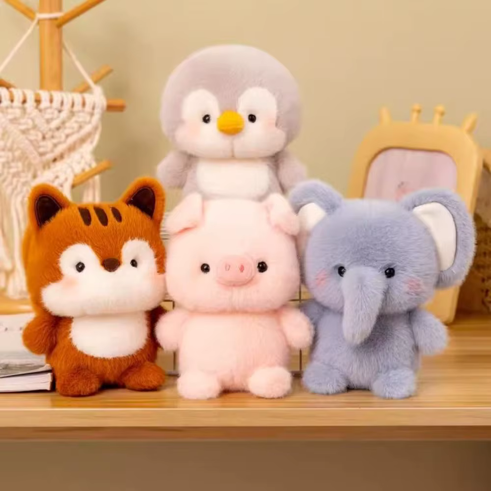 Fashion 16cm Plush Companion Doll Plush Elephant Stuffed Animal Super Soft Bear Animal Plush Toy Sleeping Gift — image 1