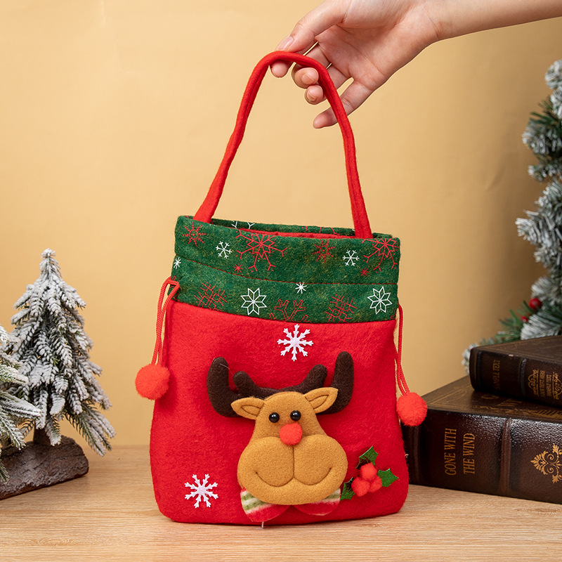 Christmas Gift Deer Antlers Apple Bag Children's Christmas Eve Packaging — image 9