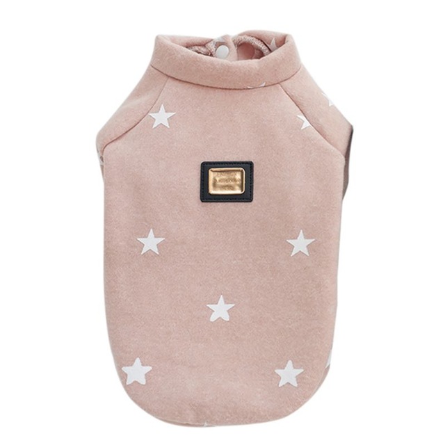 Warm Pet Dogs Hoodies Pentagram Five Stars Pattern Puppy Clothes Cute Autumn and Winter Dog Accessories — image 8