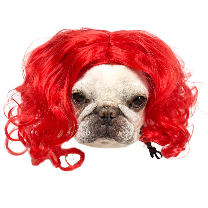 Accesorio de peluche para mascotas con pelo rizado y liso para Halloween — imagen 9