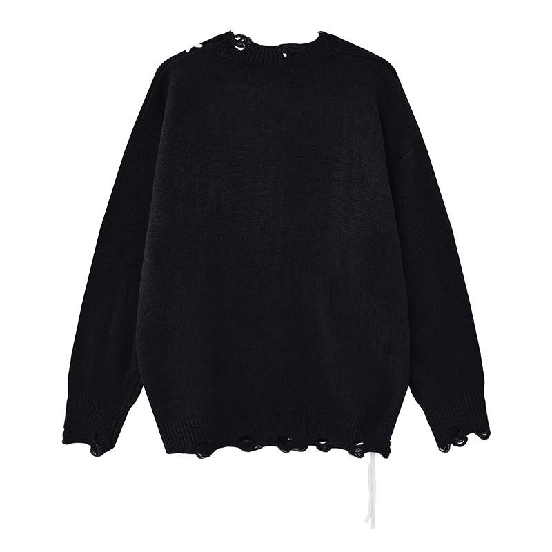 Cat tie torn sweater — image 5