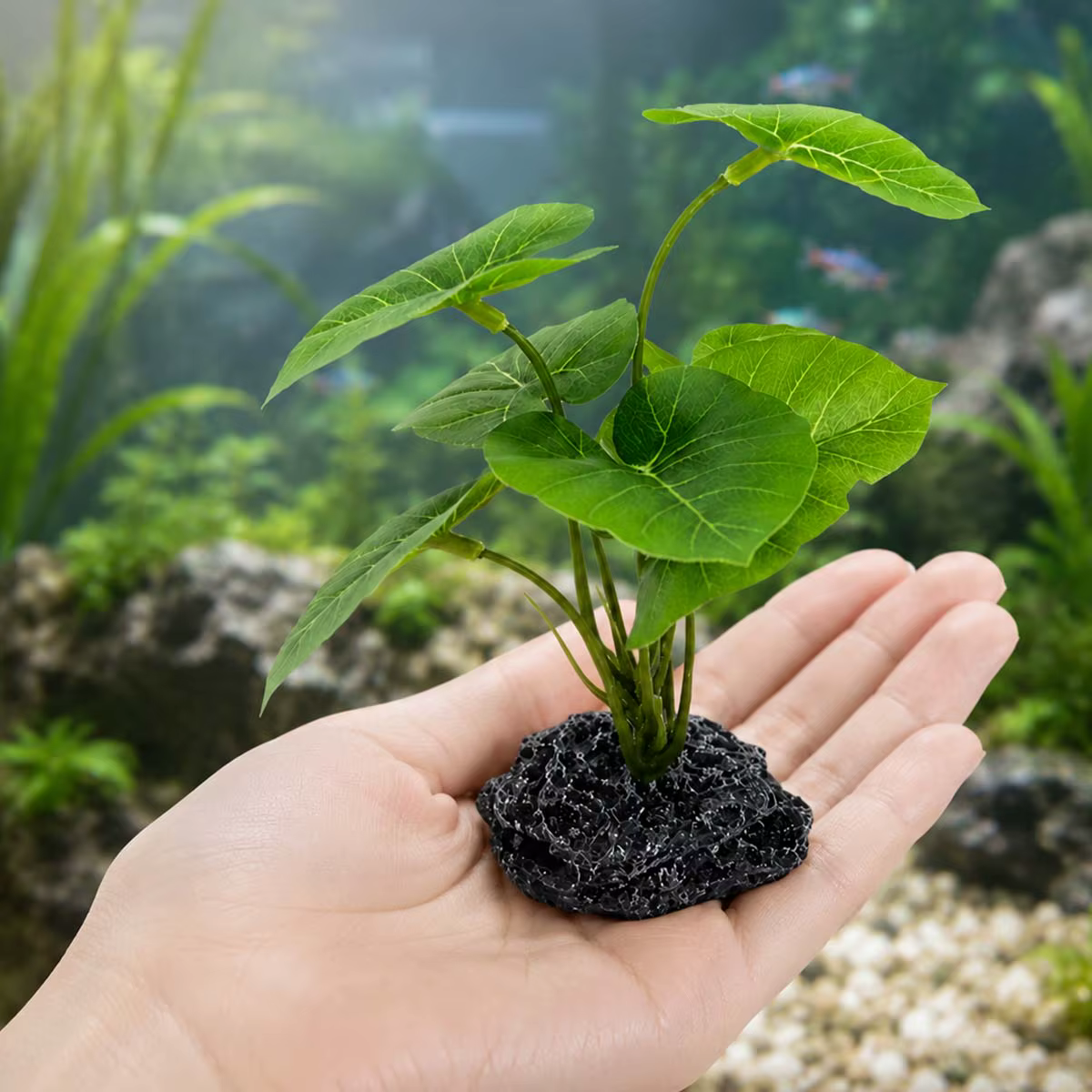 Aquarium Simulation Plant Aquatic Plants Artificial Aquarium Plant Realistic Reptile Terrariums Plants Fish Tank Decoration — image 6
