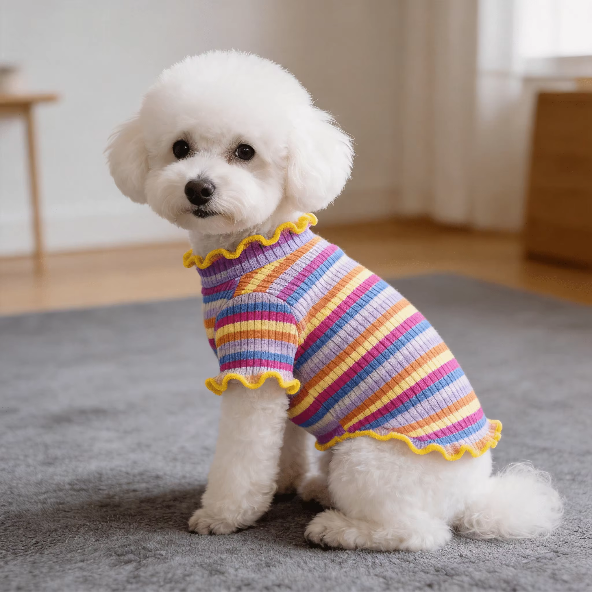 Ropa de Perro con Estampados Elásticos: Camisetas Cómicas para Cachorros y Puppies — imagen 1