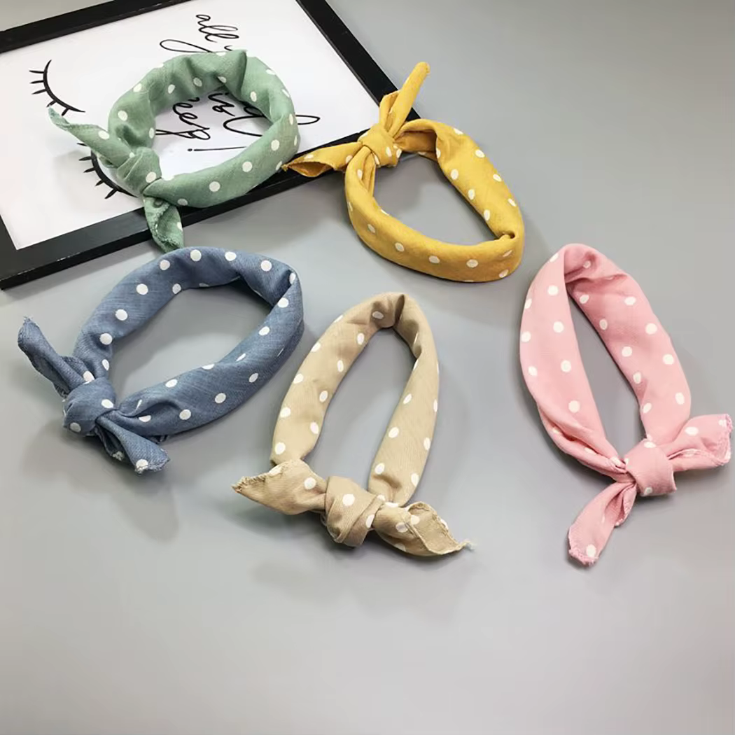 Fashion Plaid Dots Style Winter Pet Bandanas Cotton Washable Dog Bandanas Scarf Bowties Collar Pet Square Bib For Puppies Kitten — image 6