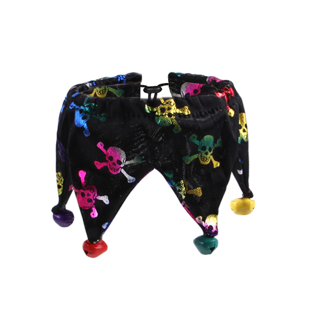 Halloween Hat Scarf Set Skull Pattern Cat Cape Hat Set Decorations — image 6