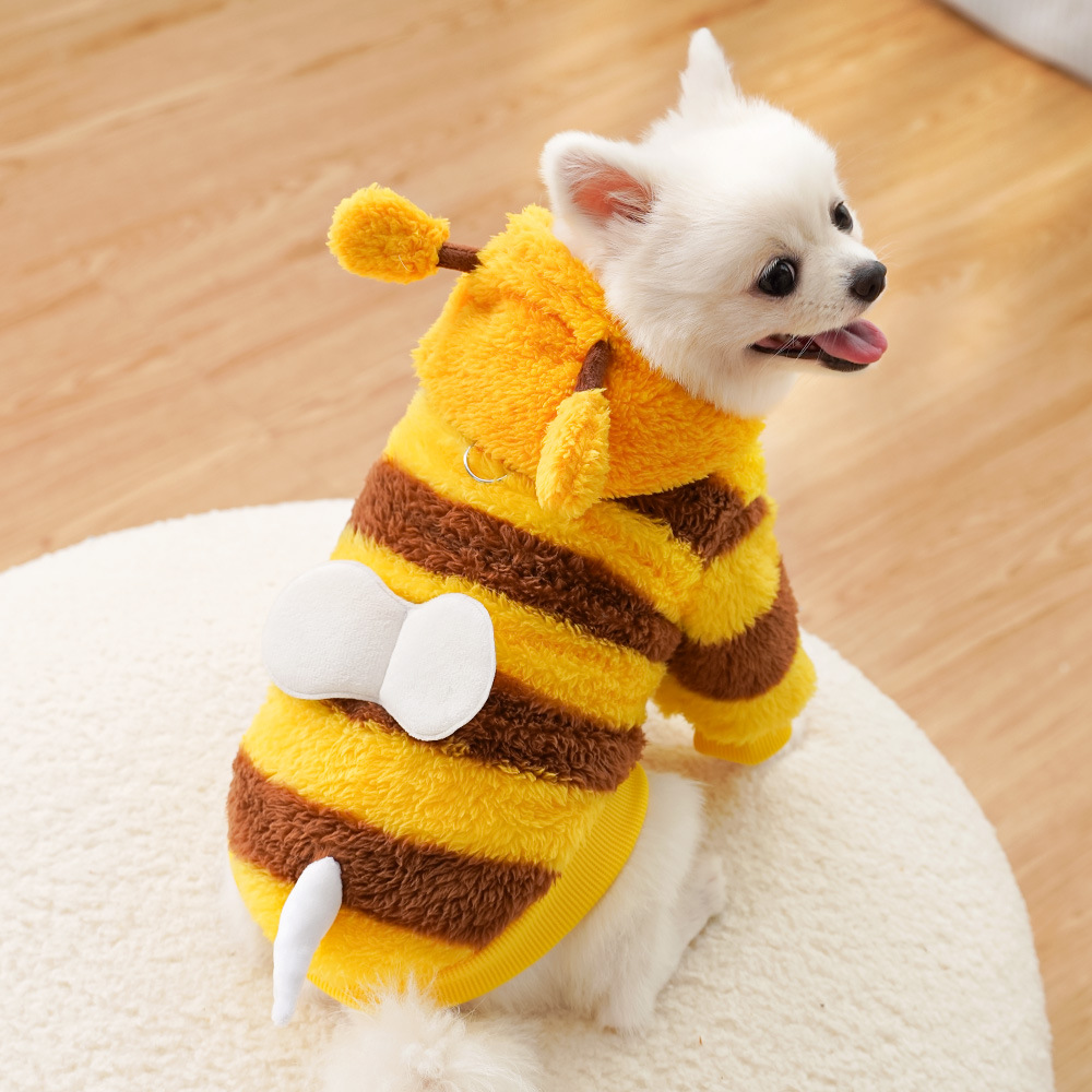 Pet clothes dog cat transformation outfit teddy bear fighting cat plush toy — image 5