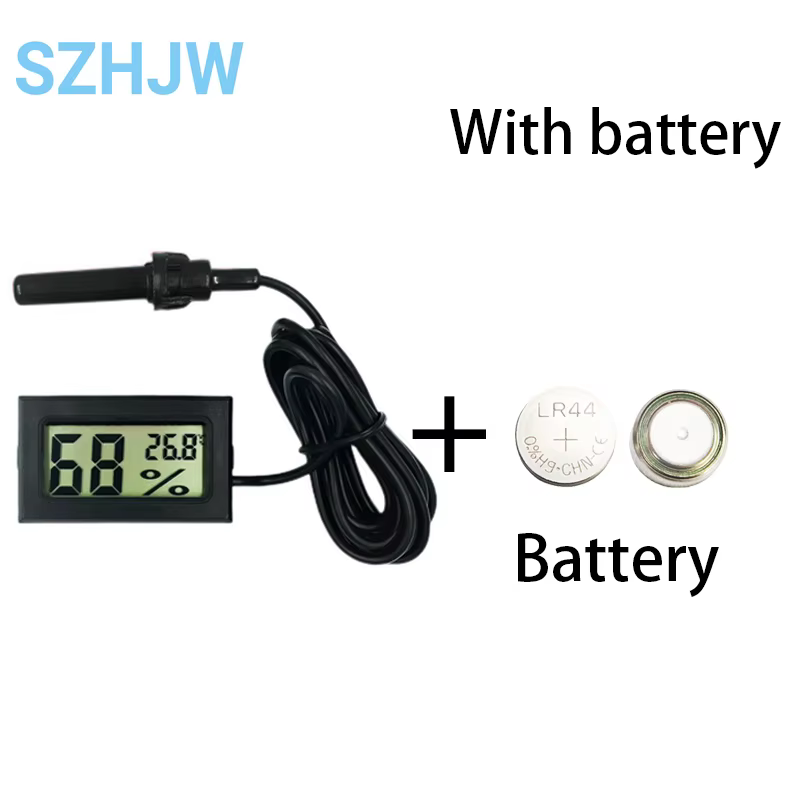 Termómetro digital mini 1-10 piezas, medidor de temperatura y humedad para refrigerador, acuario, monitor — imagen 3