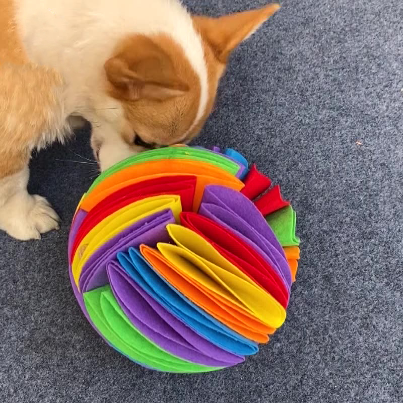Second Generation Sniffing Pad Dog Sniff Ball Toy Dog Snuffle Ball Pet Foldable Sniff Ball — image 1