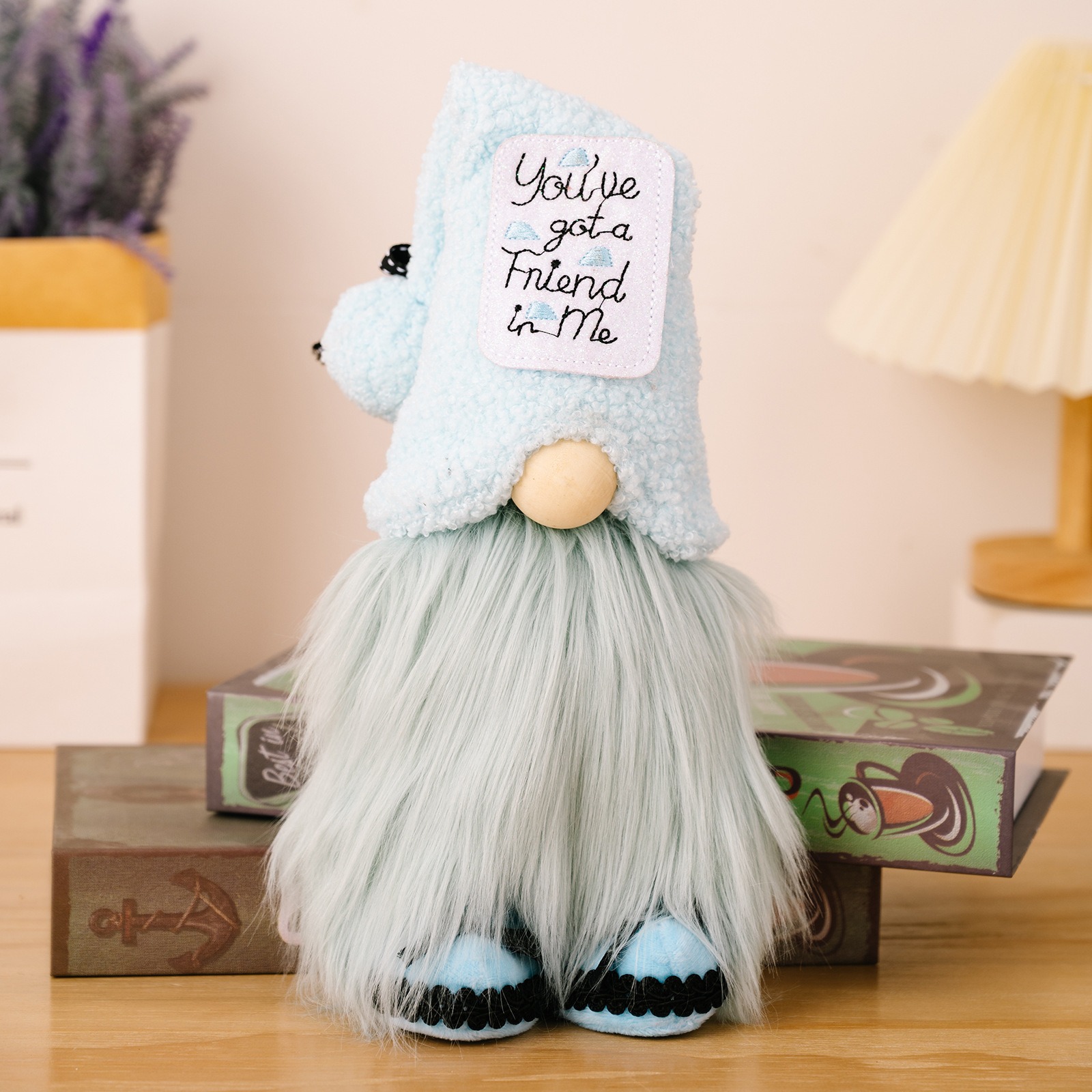 Doll Cow Plush Dwarf Doll Cake Smiling Face Doll Rudolf Doll Ornament — image 3