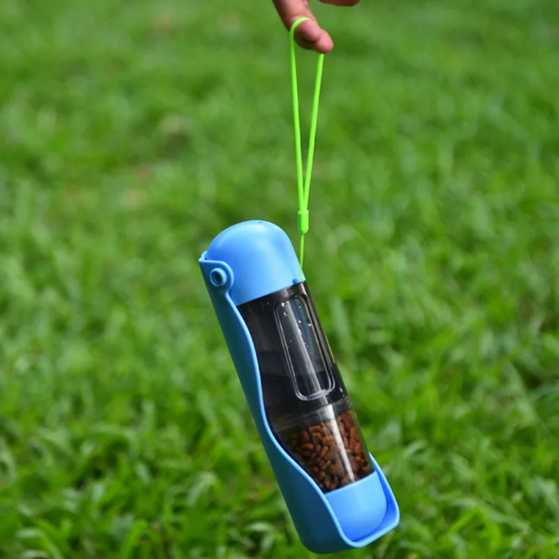 Botella de Agua Portátil 4 en 1 para Perros, Bebedero para Perros Pequeños y Grandes, Dispensador de Agua para Alimentación, Botellas para Exteriores para Gatos y Perros — imagen 4