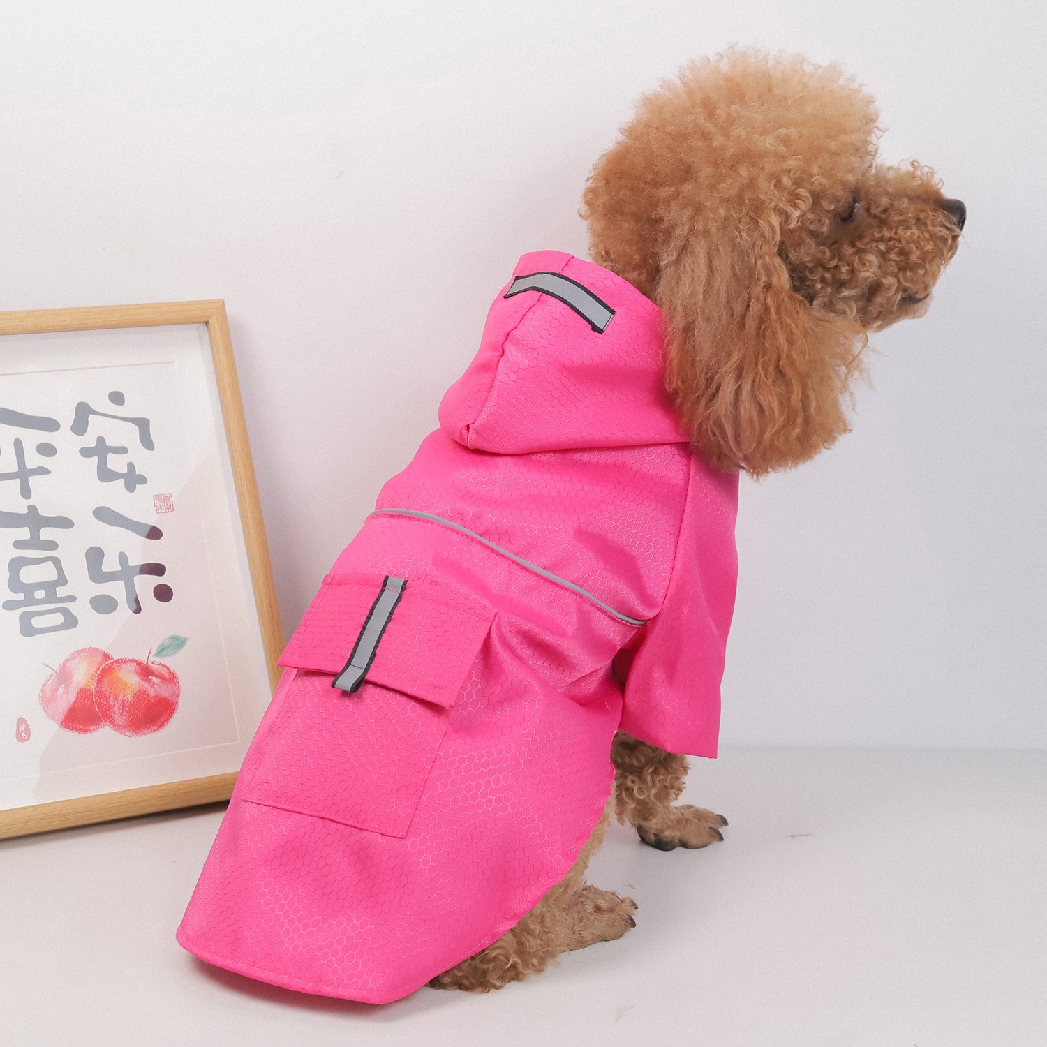 Chaquetón de Perro Reflejos Impermeable para Cachorros Pequeños, Adecuado para Gatos en el Invierno y la Lluvia — imagen 9