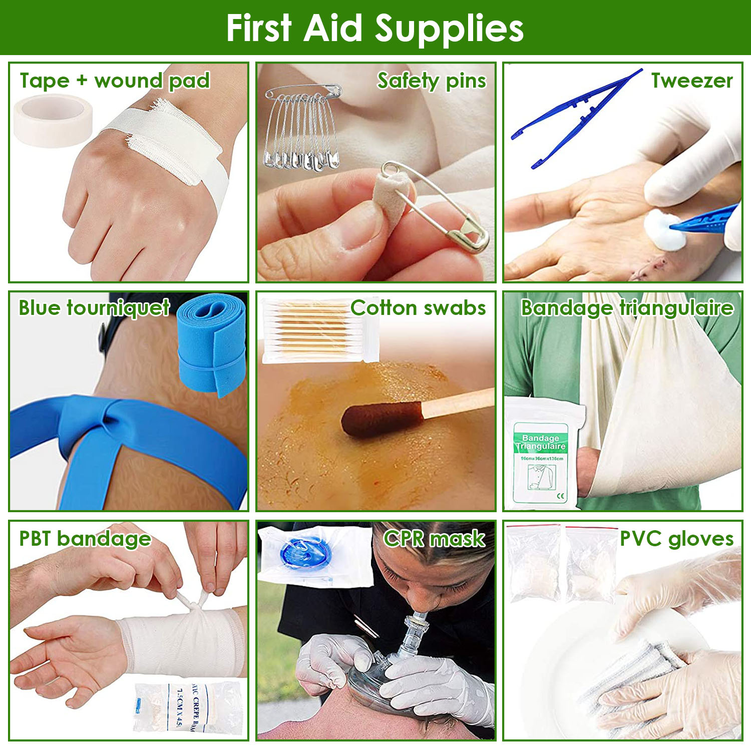 Kit de Supervivencia de Emergencia de 47 Piezas, Equipo EDC de Supervivencia, Herramientas y Suministros de Primeros Auxilios con Estuche para Senderismo, Caza, Desastres y Aventuras de Camping — imagen 7