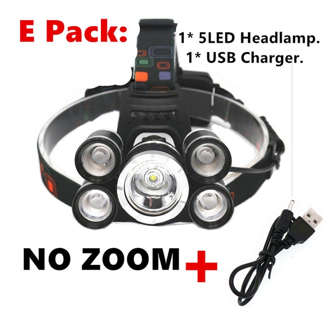 15000Lm XM-T6x3 LED Headlight ZOOM Flashlight Torch Camping Fishing Headlamp lantern Use 2*18650 battery / AC/Car/Usb/ charging — image 11