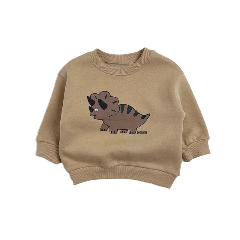 Cartoon dinosaur hoodie spring and autumn versatile top — image 6