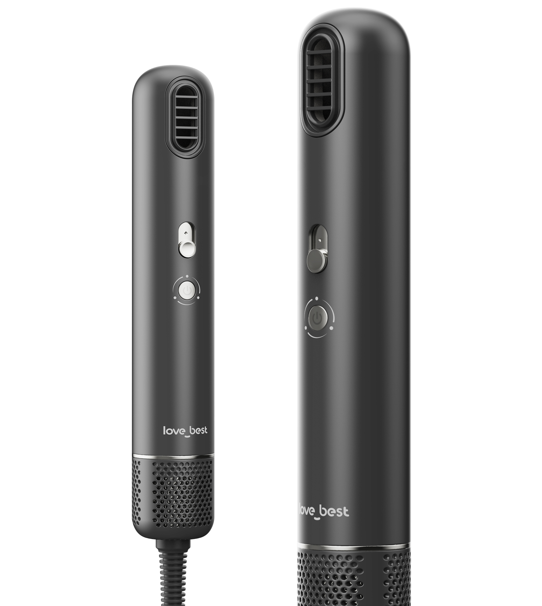 Secador de Cabello Mini - Tamaño Portátil para Viajes, 110.000 RPM para Secado Rápido, 1 Milardo de Iones para Suavizar, 0,55 lb Ligero, Secador Silencioso para Viajes Gimnasio Niños Mujeres Hombres — imagen 3