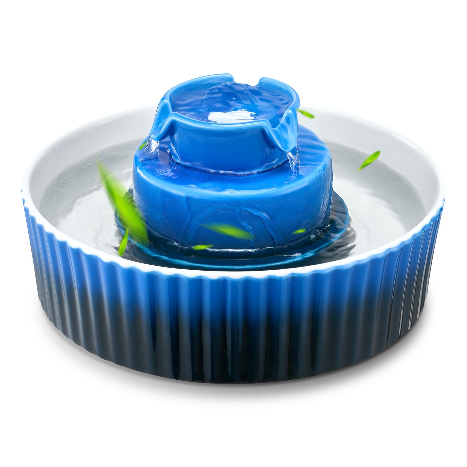 Fuente de Agua Cerámica para Gatos y Perros 2.1L/71oz - Estilo Cupcake para Animales Domesticos — imagen 1