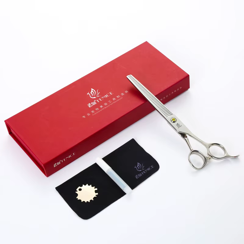 Fenice High-grade JP440C Alloy Steel 7.0/7.5 inch Pet Grooming Scissors Dog Hair Cutting Shears Tool for Pet Groomer Beautician — image 6
