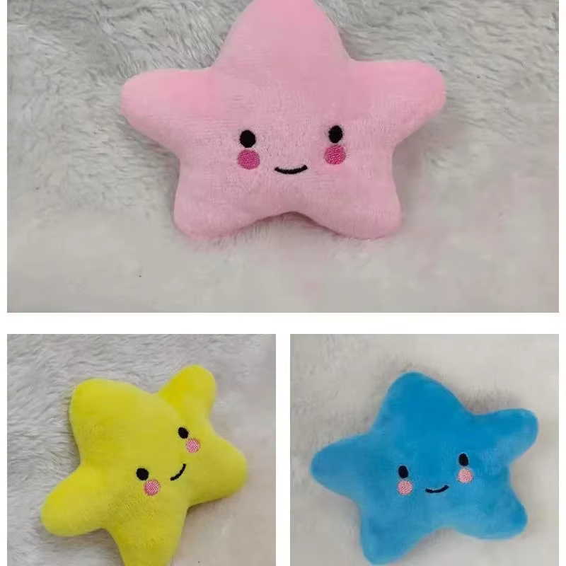 Pet Toy Plush Sounding Pentagram Toy Pet Playing Fun Dog Toys Cat Toys Pet Supplies — image 4
