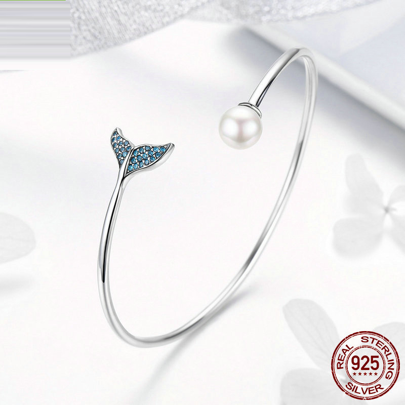Pulgas de Sirena pulsera en plata esterlina 925 de plata noble — imagen 2